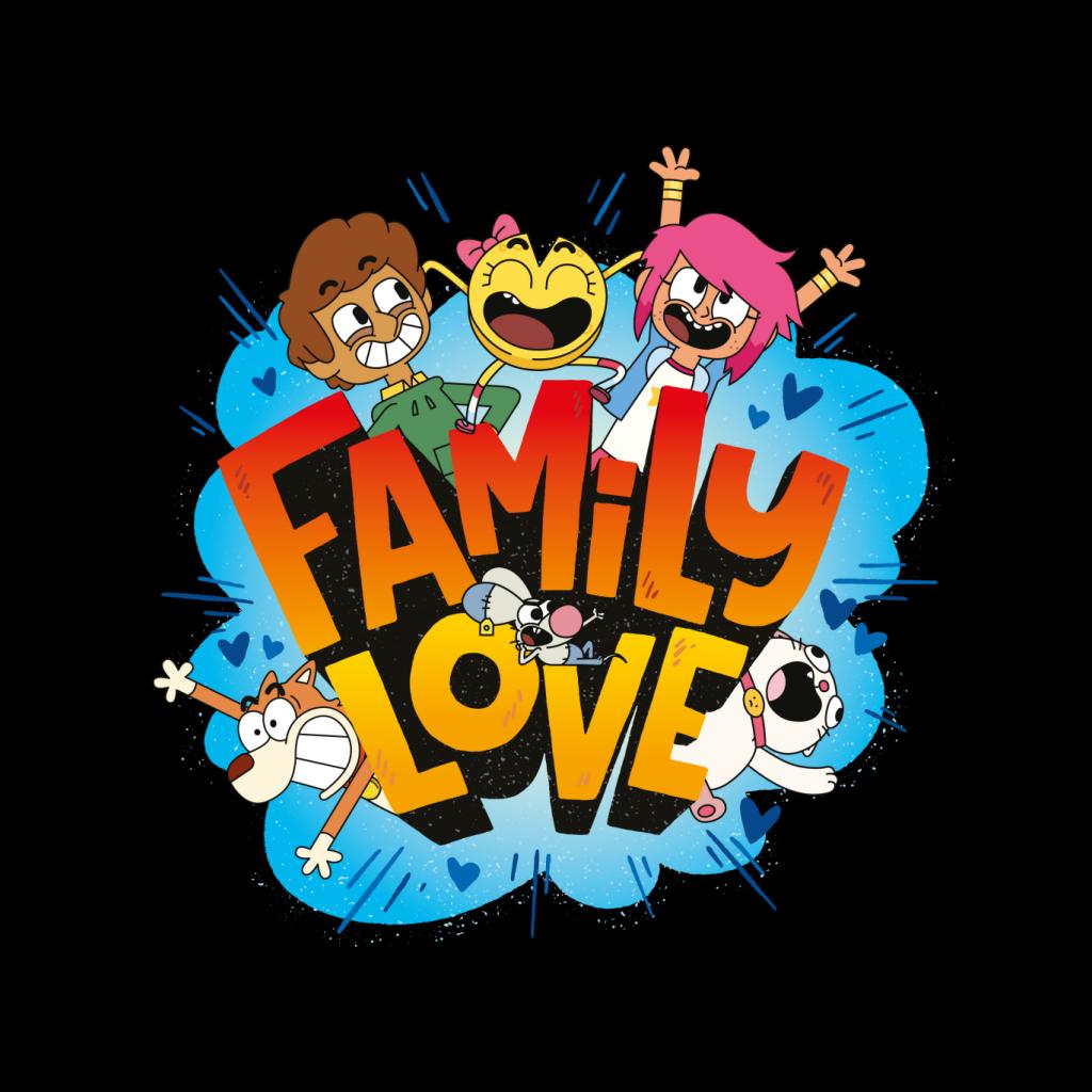 Boy Girl Dog Cat Mouse Cheese Family Love Kids T-Shirt-ALL + EVERY