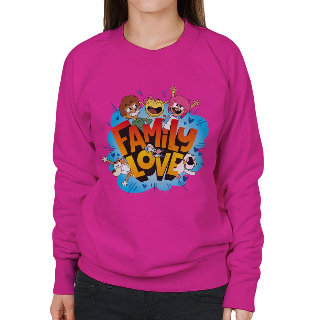 Boy Girl Dog Cat Mouse Cheese Family Love Women's Sweatshirt-ALL + EVERY