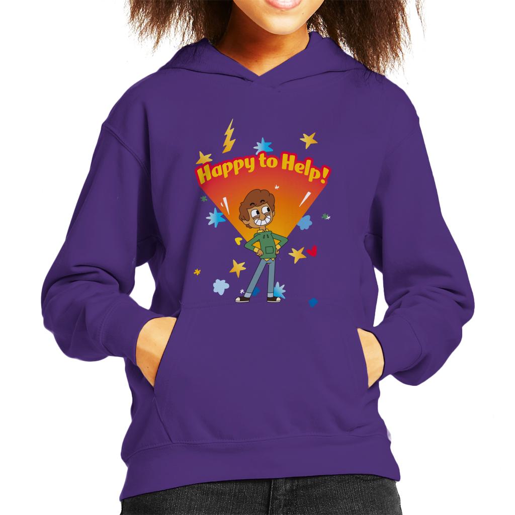 Boy Girl Dog Cat Mouse Cheese Happy To Help Kids Hooded Sweatshirt-ALL + EVERY