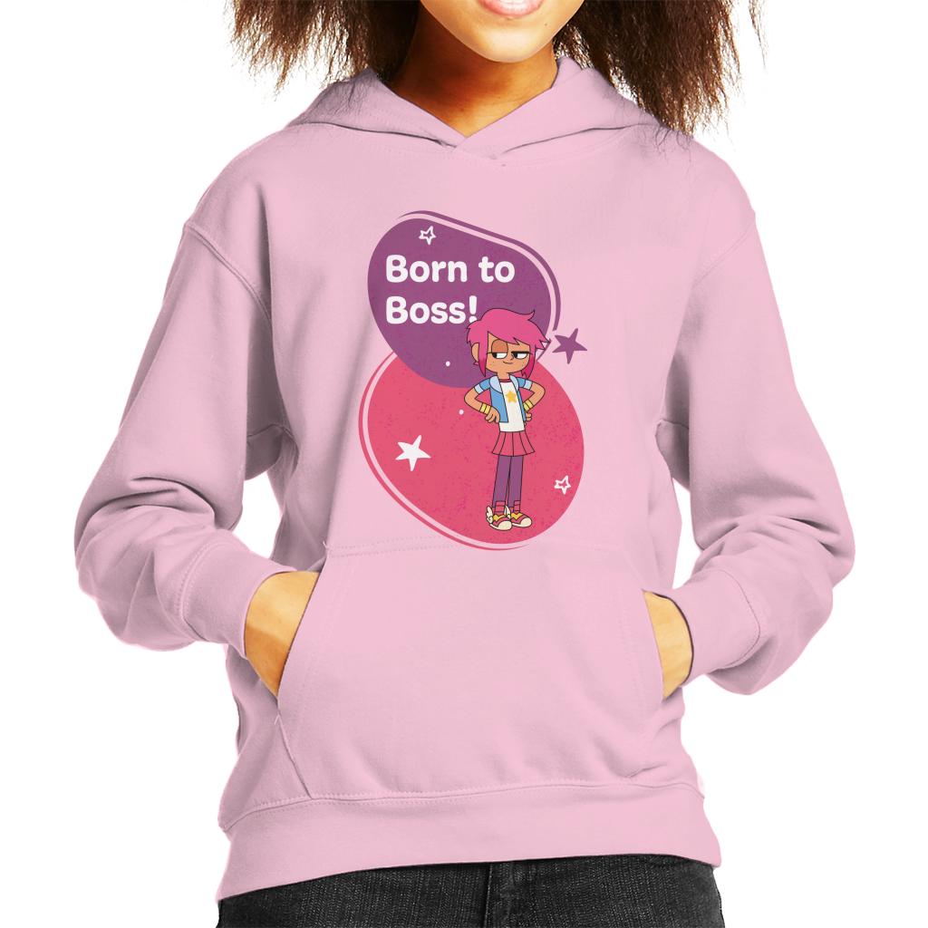 Boy Girl Dog Cat Mouse Cheese Born To Boss Kids Hooded Sweatshirt-ALL + EVERY