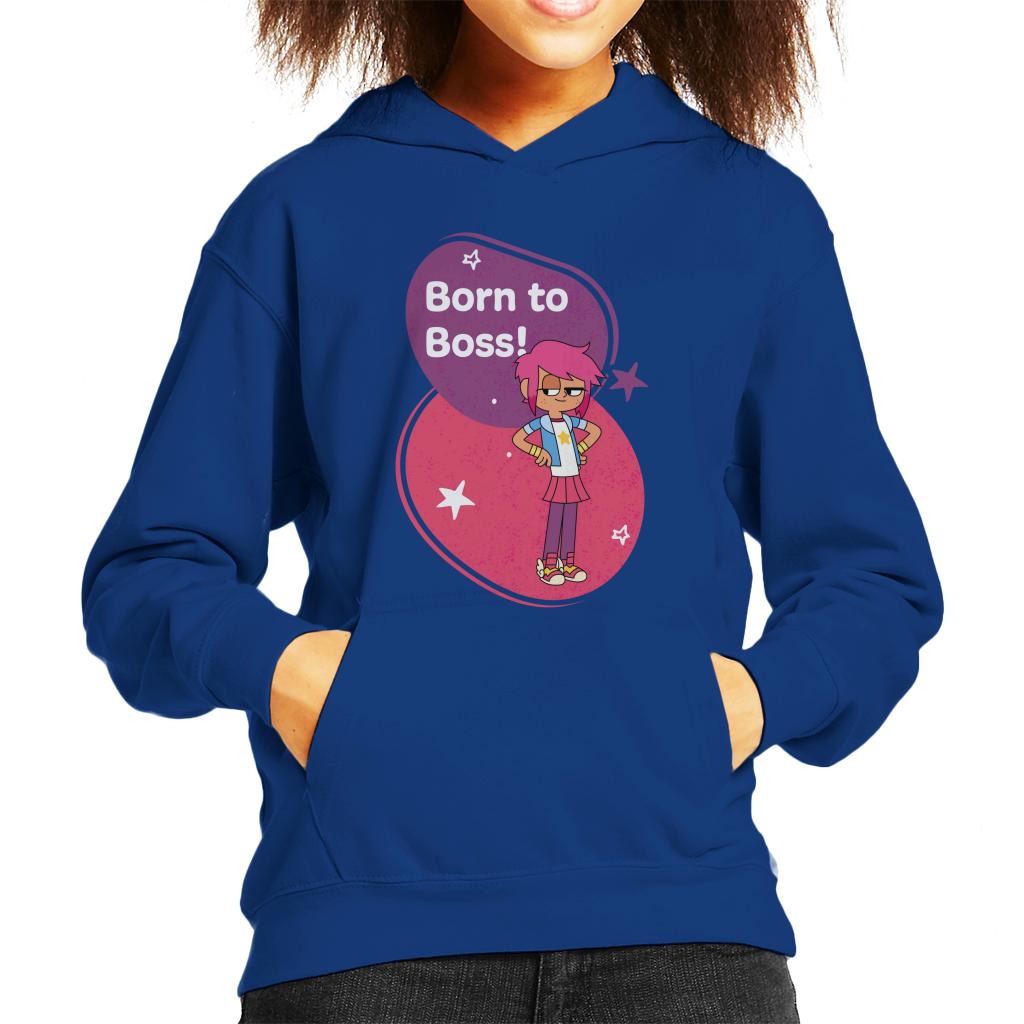 Boy Girl Dog Cat Mouse Cheese Born To Boss Kids Hooded Sweatshirt-ALL + EVERY