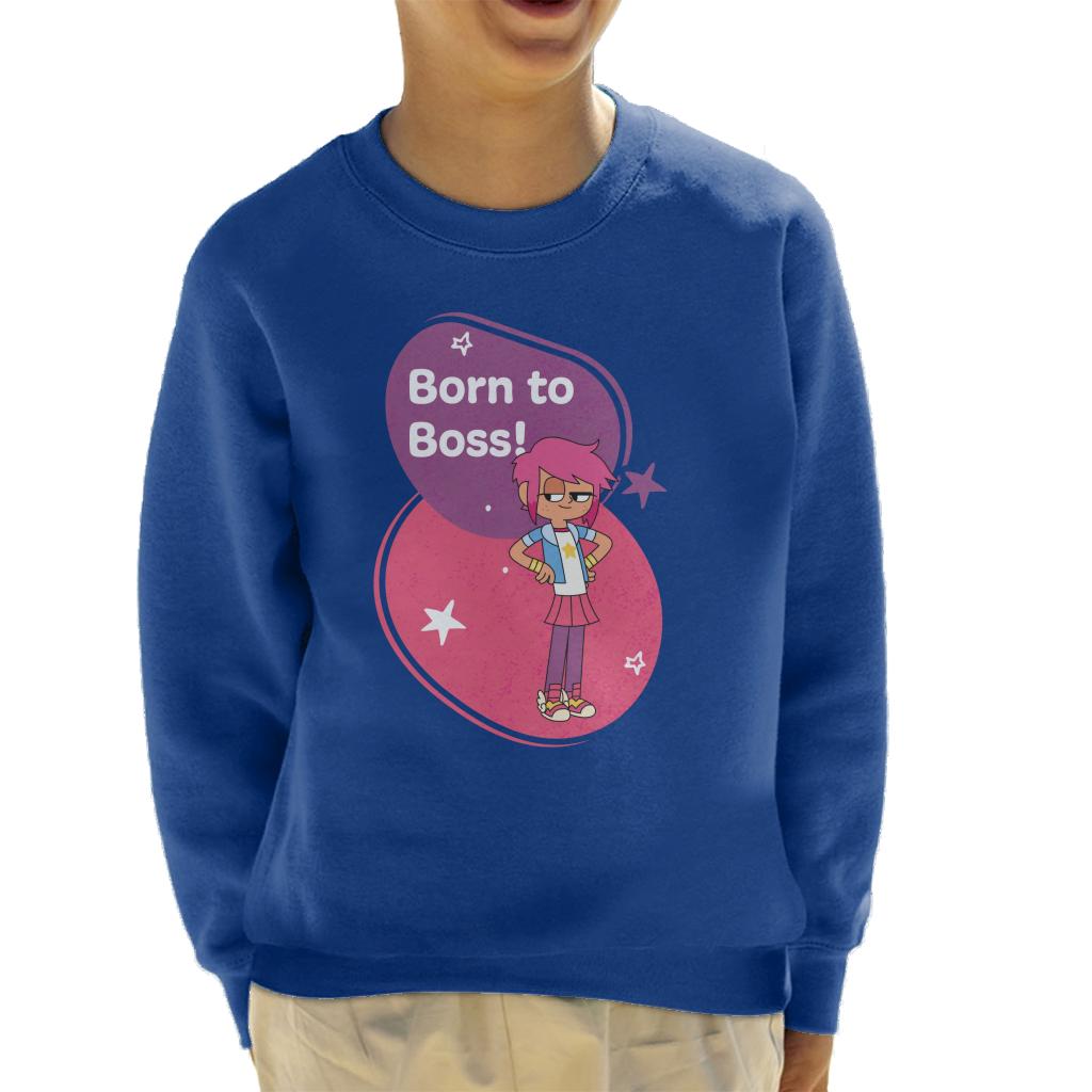 Boy Girl Dog Cat Mouse Cheese Born To Boss Kids Sweatshirt-ALL + EVERY