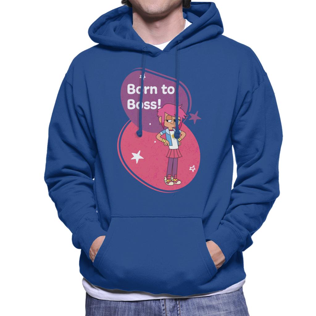 Boy Girl Dog Cat Mouse Cheese Born To Boss Men's Hooded Sweatshirt-ALL + EVERY