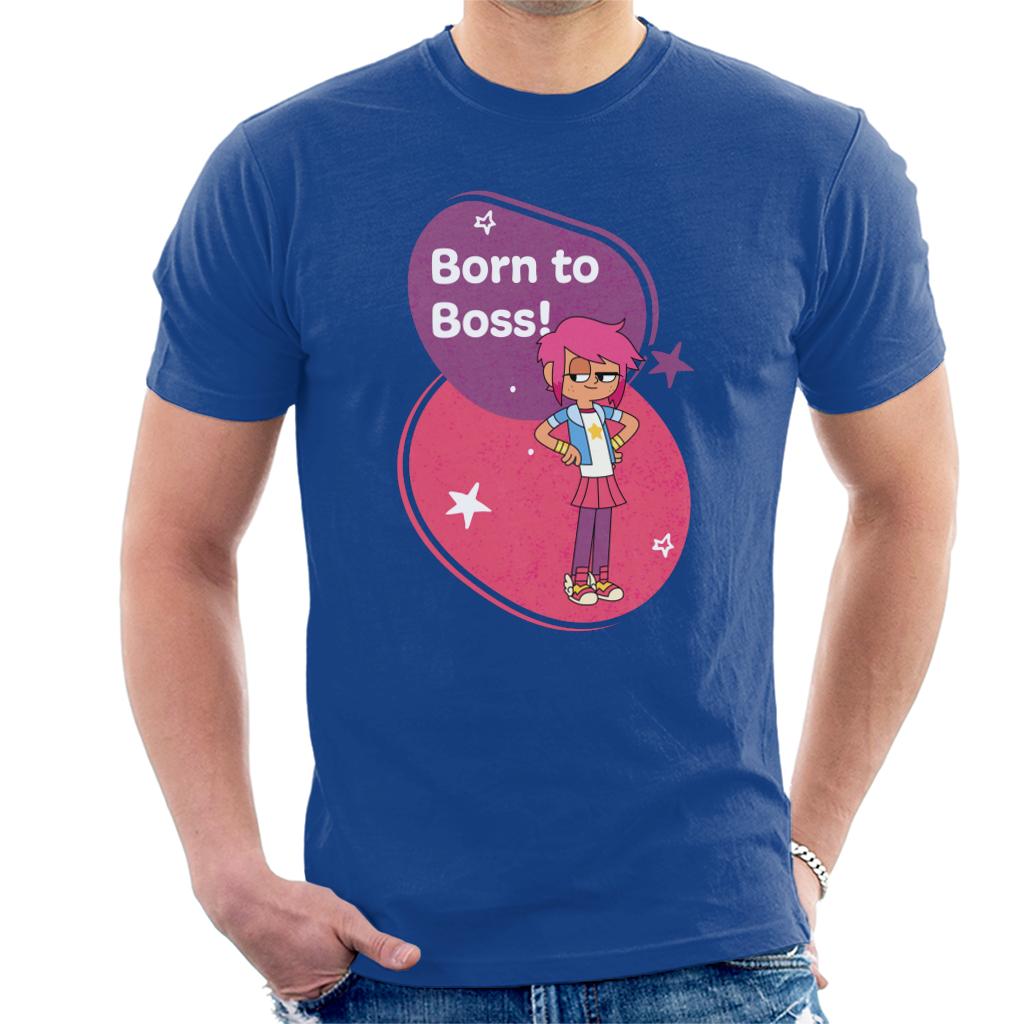 Boy Girl Dog Cat Mouse Cheese Born To Boss Men's T-Shirt-ALL + EVERY