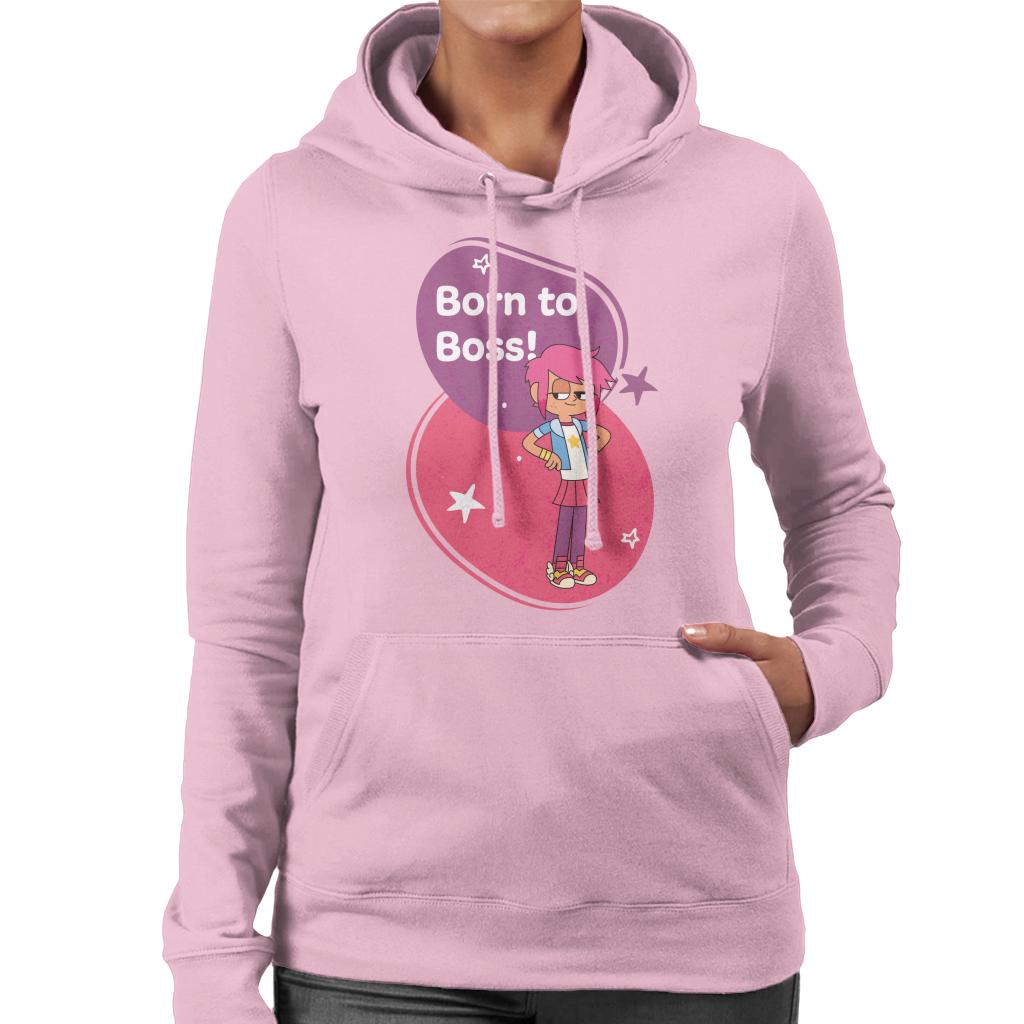 Boy Girl Dog Cat Mouse Cheese Born To Boss Women's Hooded Sweatshirt-ALL + EVERY