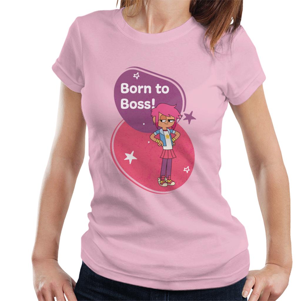 Boy Girl Dog Cat Mouse Cheese Born To Boss Women's T-Shirt-ALL + EVERY