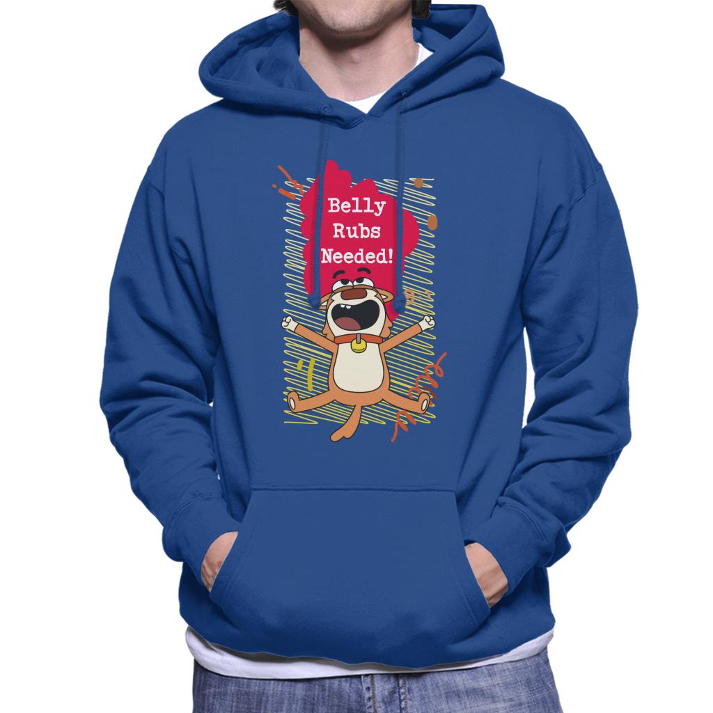 Boy Girl Dog Cat Mouse Cheese Belly Rubs Needed Men's Hooded Sweatshirt-ALL + EVERY