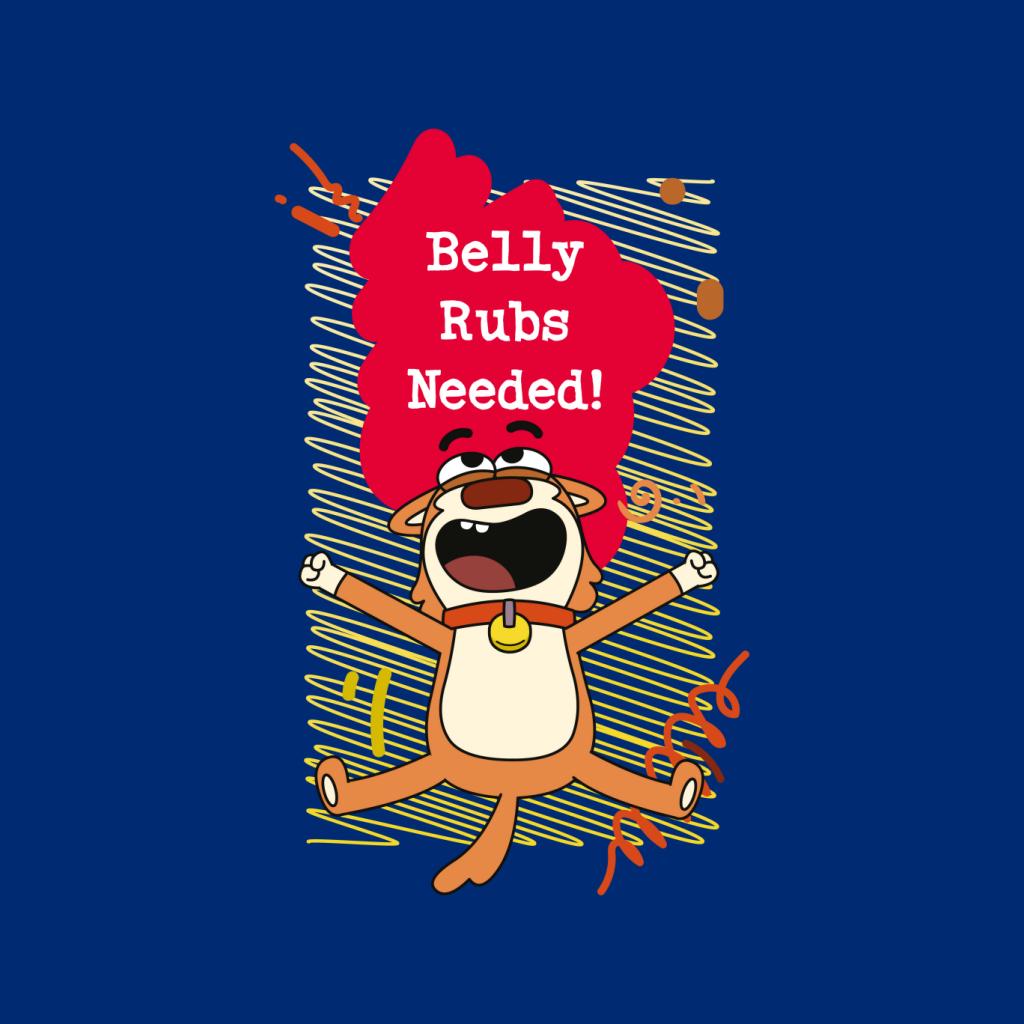 Boy Girl Dog Cat Mouse Cheese Belly Rubs Needed Men's T-Shirt-ALL + EVERY