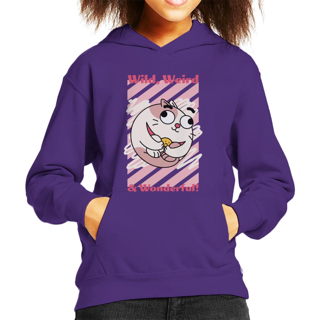 Boy Girl Dog Cat Mouse Cheese Wild Weird Wonderful Kids Hooded Sweatshirt-ALL + EVERY