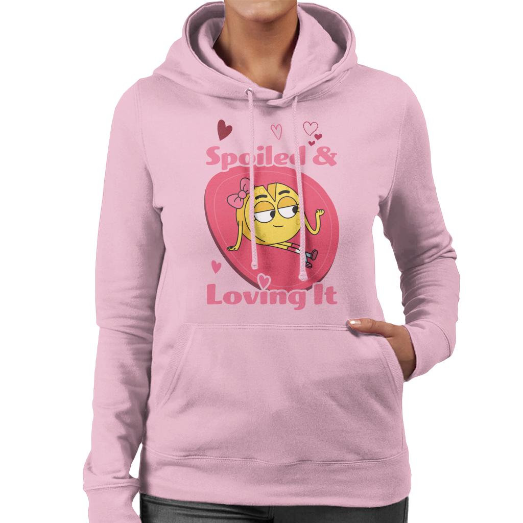 Boy Girl Dog Cat Mouse Cheese Spoiled And Loving It Women's Hooded Sweatshirt-ALL + EVERY