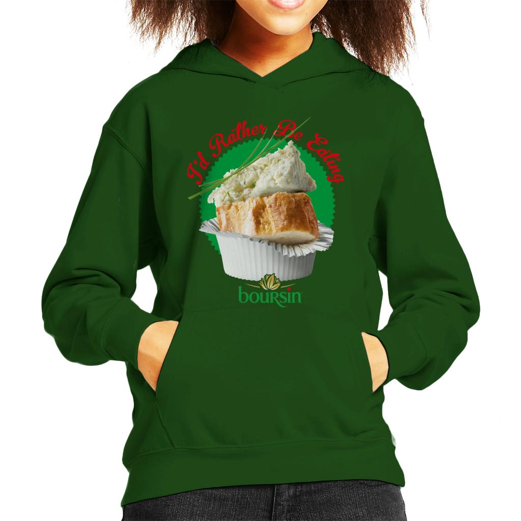 Boursin Id Rather Be Eating Kid's Hooded Sweatshirt-ALL + EVERY