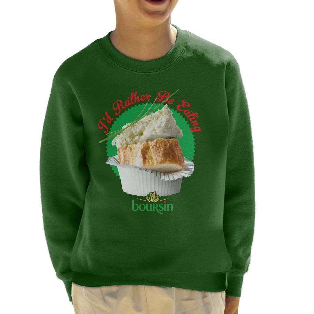 Boursin Id Rather Be Eating Kid's Sweatshirt-ALL + EVERY