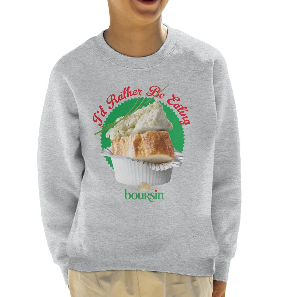 Boursin Id Rather Be Eating Kid's Sweatshirt-ALL + EVERY