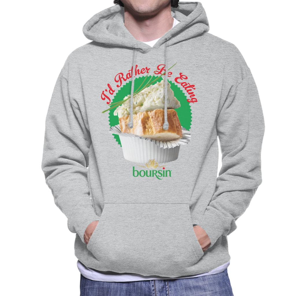 Boursin Id Rather Be Eating Men's Hooded Sweatshirt-ALL + EVERY