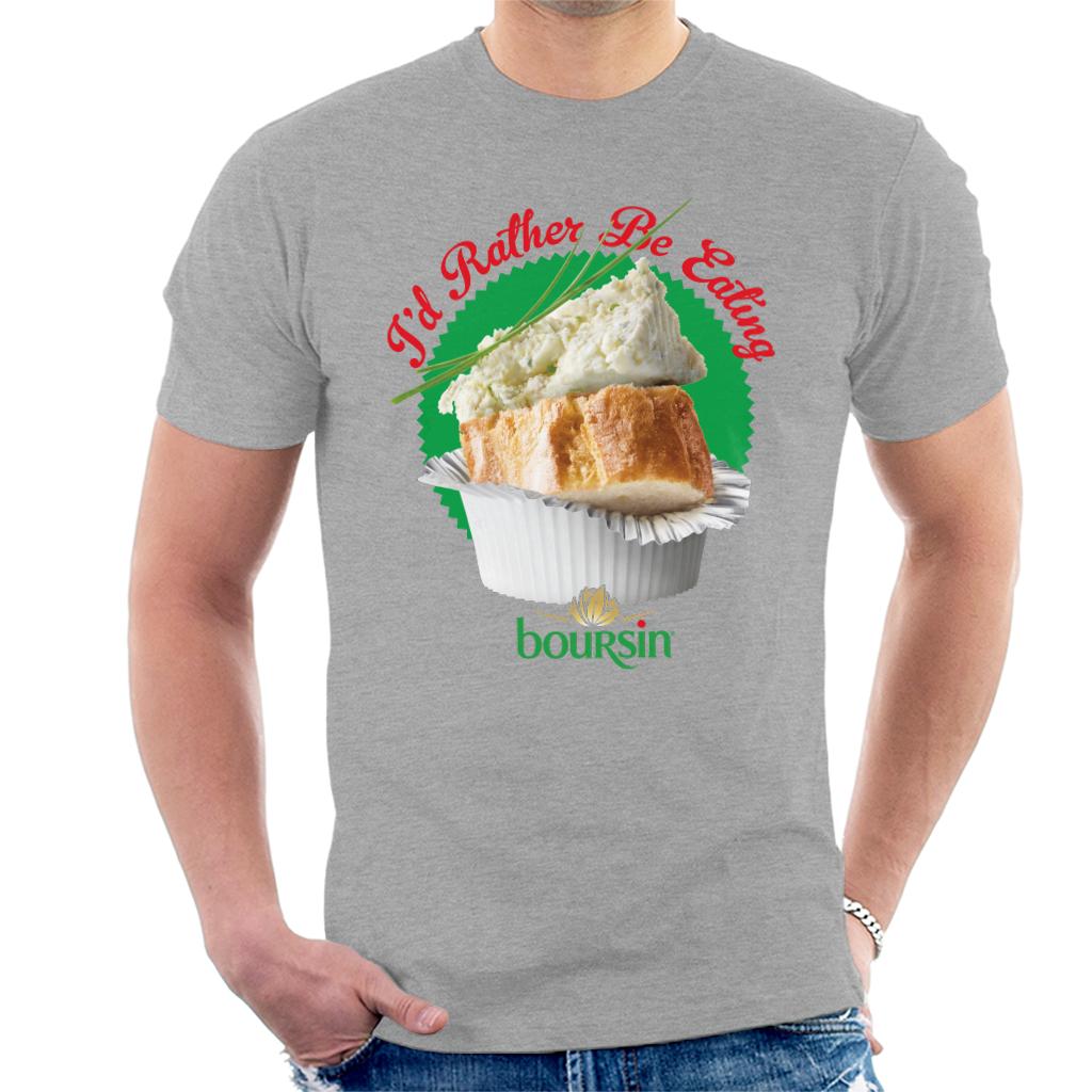 Boursin Id Rather Be Eating Men's T-Shirt-ALL + EVERY