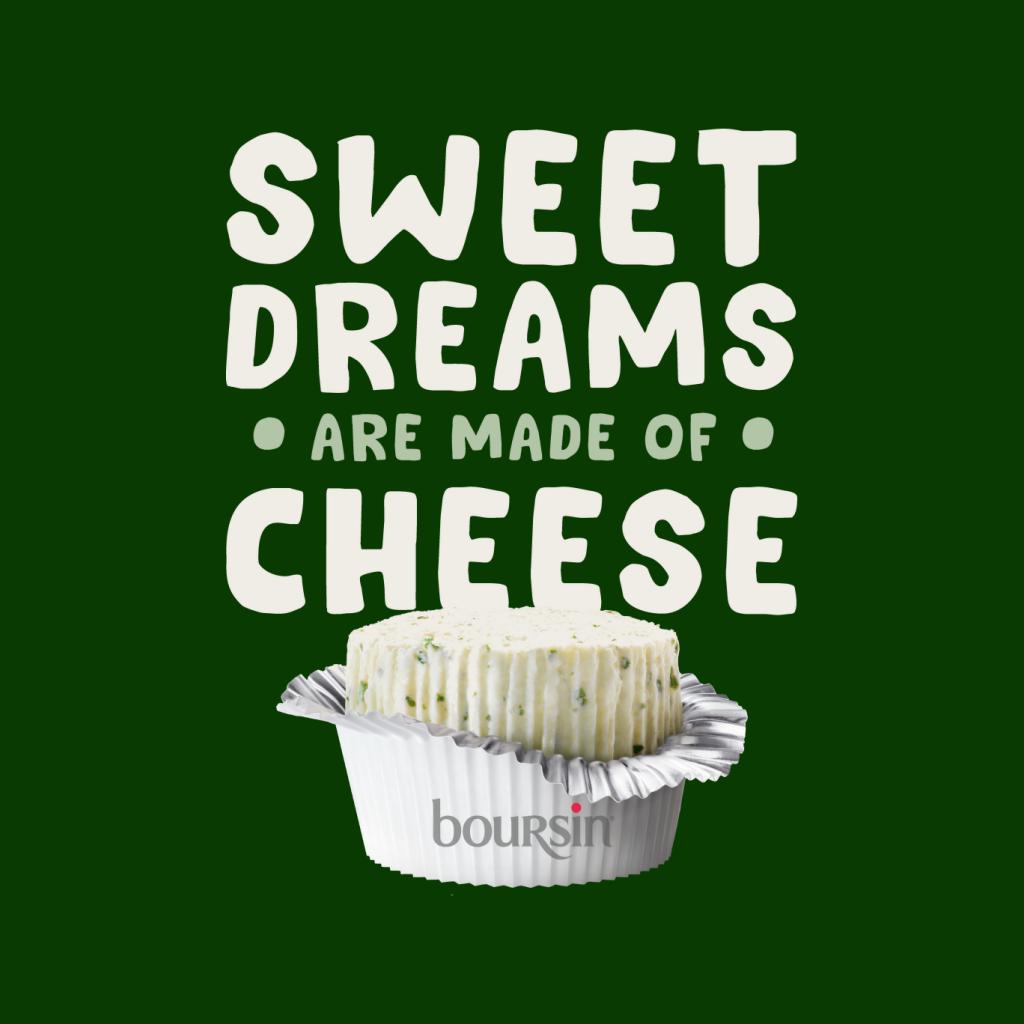 Boursin Sweet Dreams Are Made Of Cheese Men's T-Shirt-ALL + EVERY