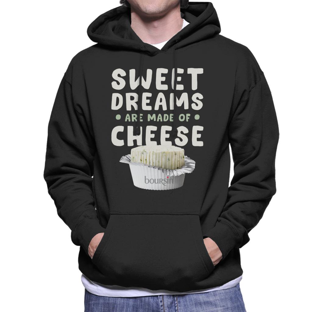 Boursin Sweet Dreams Are Made Of Cheese Men's Hooded Sweatshirt-ALL + EVERY