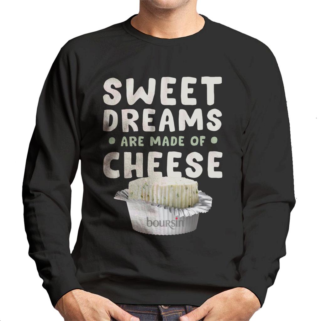 Boursin Sweet Dreams Are Made Of Cheese Men's Sweatshirt-ALL + EVERY