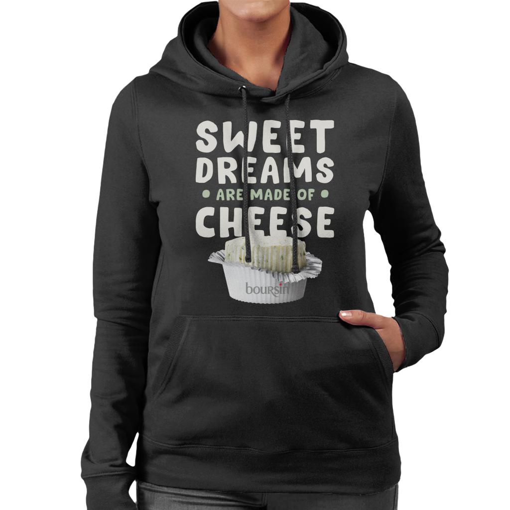 Boursin Sweet Dreams Are Made Of Cheese Women's Hooded Sweatshirt-ALL + EVERY