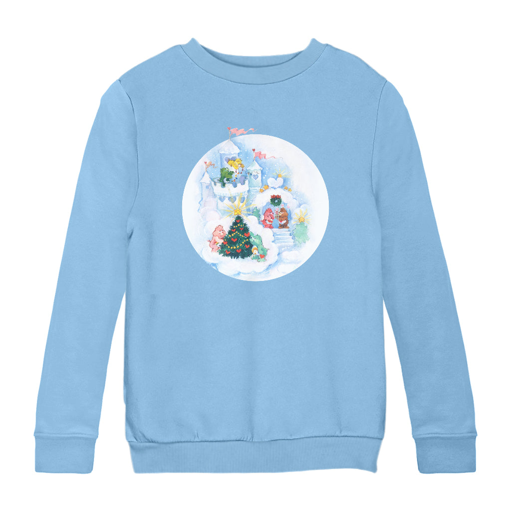 Care Bears Christmas Snow Castle Kids Sweatshirt-ALL + EVERY