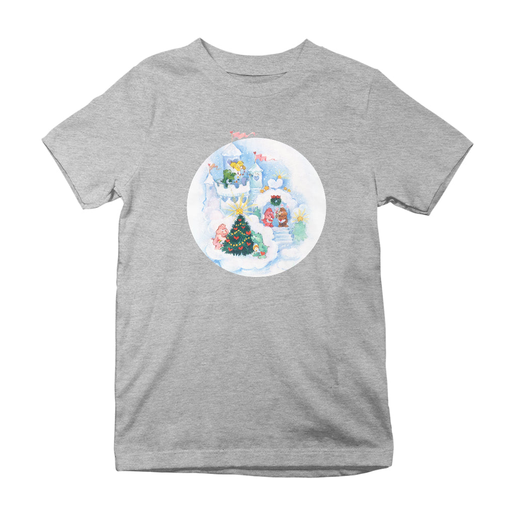 Care Bears Christmas Snow Castle Kids T-Shirt-ALL + EVERY