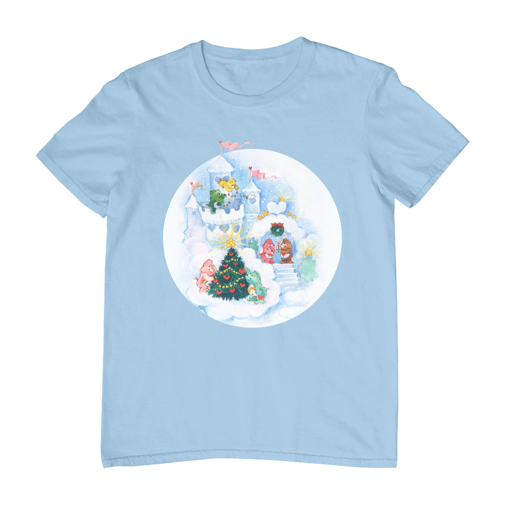 Care Bears Christmas Snow Castle Men's T-Shirt-ALL + EVERY