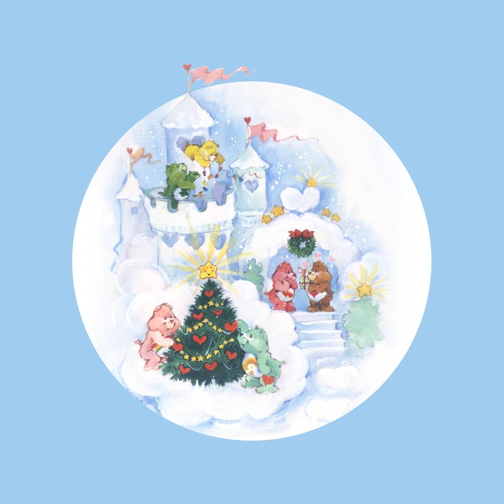 Care Bears Christmas Snow Castle Men's T-Shirt-ALL + EVERY