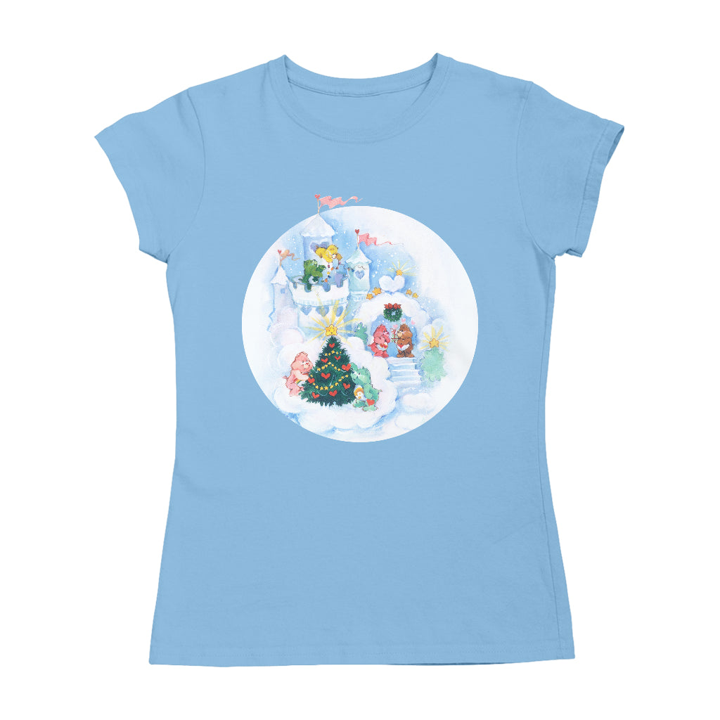 Care Bears Christmas Snow Castle Women's T-Shirt-ALL + EVERY