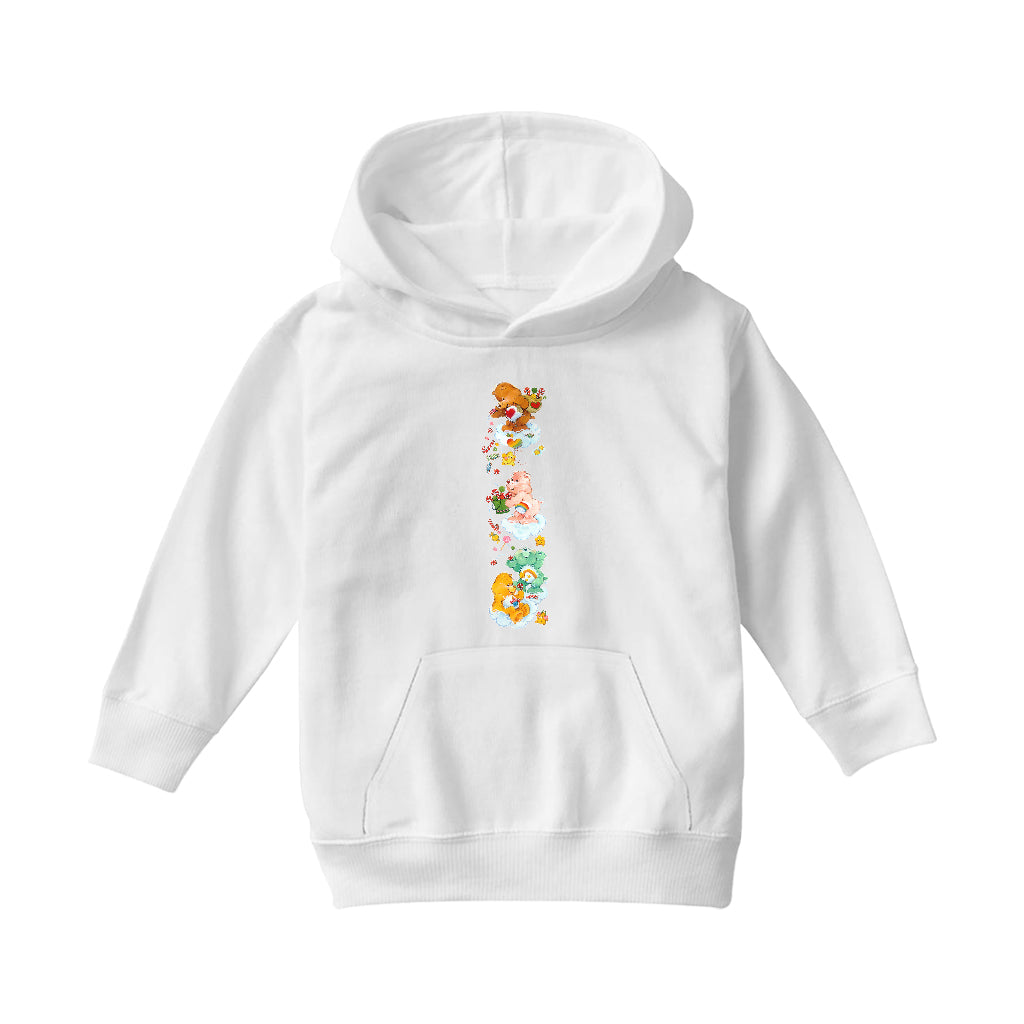 Care Bears Christmas Tenderheart Bear Candy Shower Kids Hooded Sweatshirt-ALL + EVERY