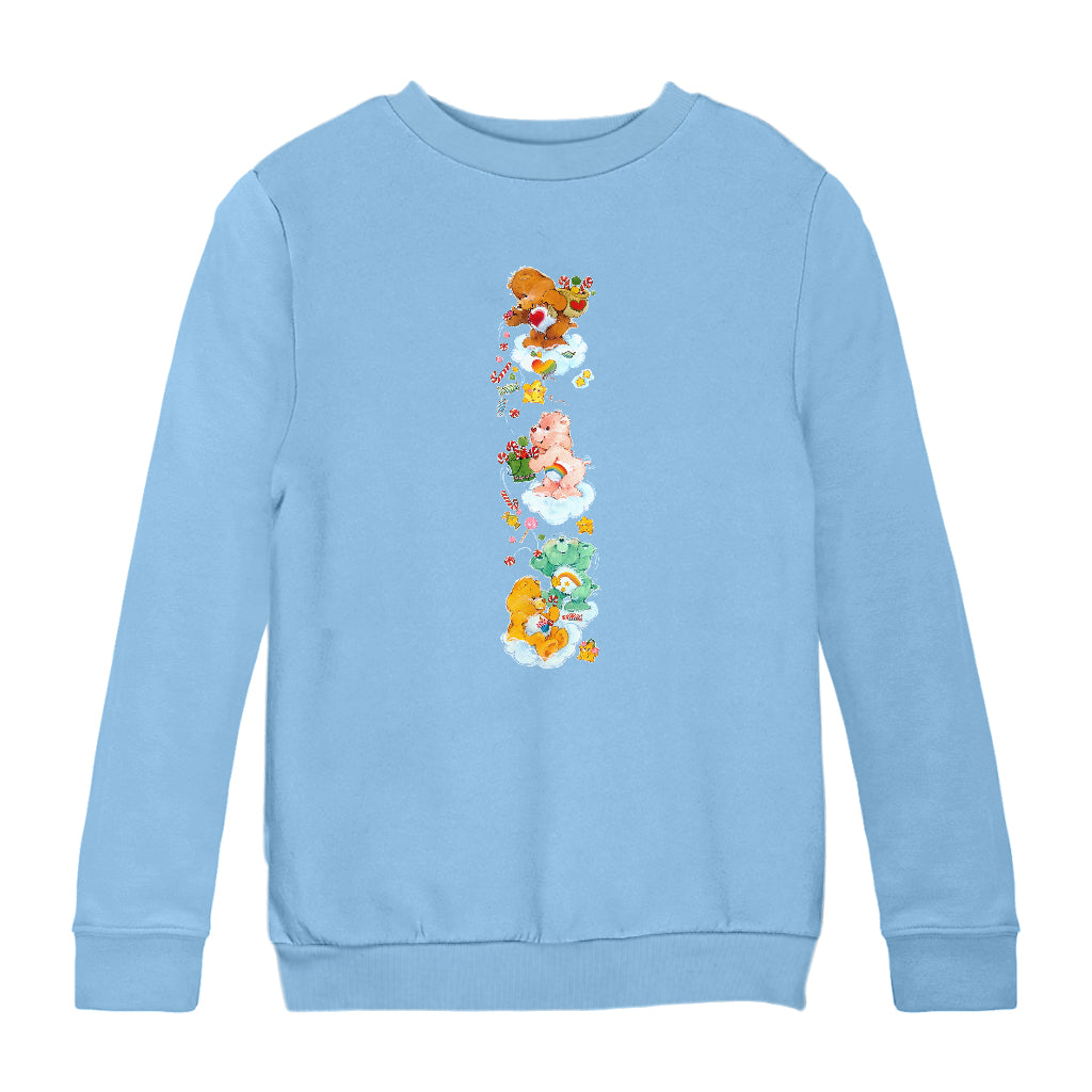 Care Bears Christmas Tenderheart Bear Candy Shower Kids Sweatshirt-ALL + EVERY