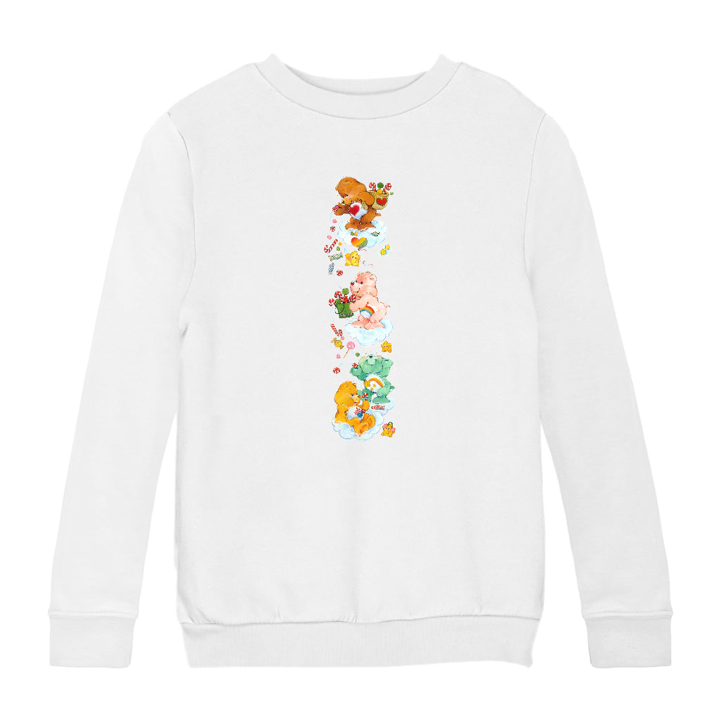 Care Bears Christmas Tenderheart Bear Candy Shower Kids Sweatshirt-ALL + EVERY