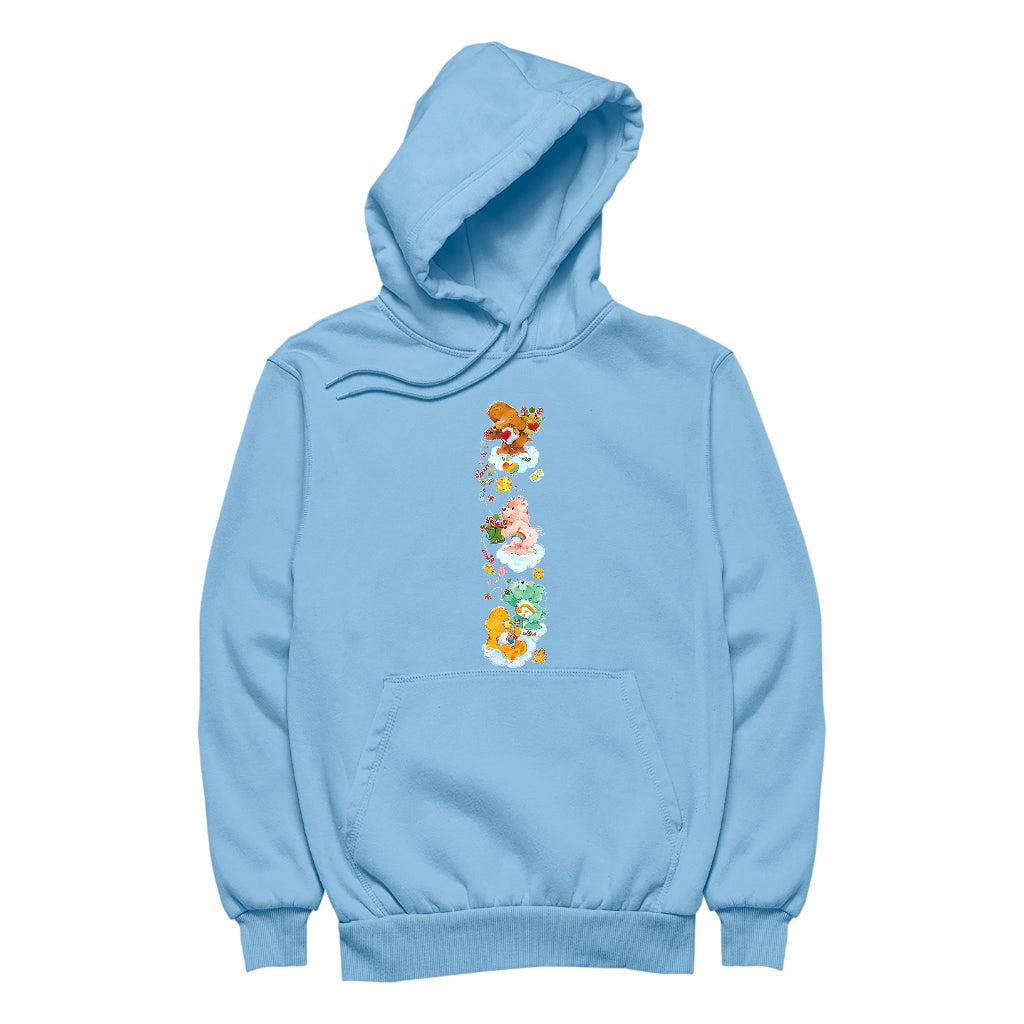 Care Bears Christmas Tenderheart Bear Candy Shower Men's Hooded Sweatshirt-ALL + EVERY