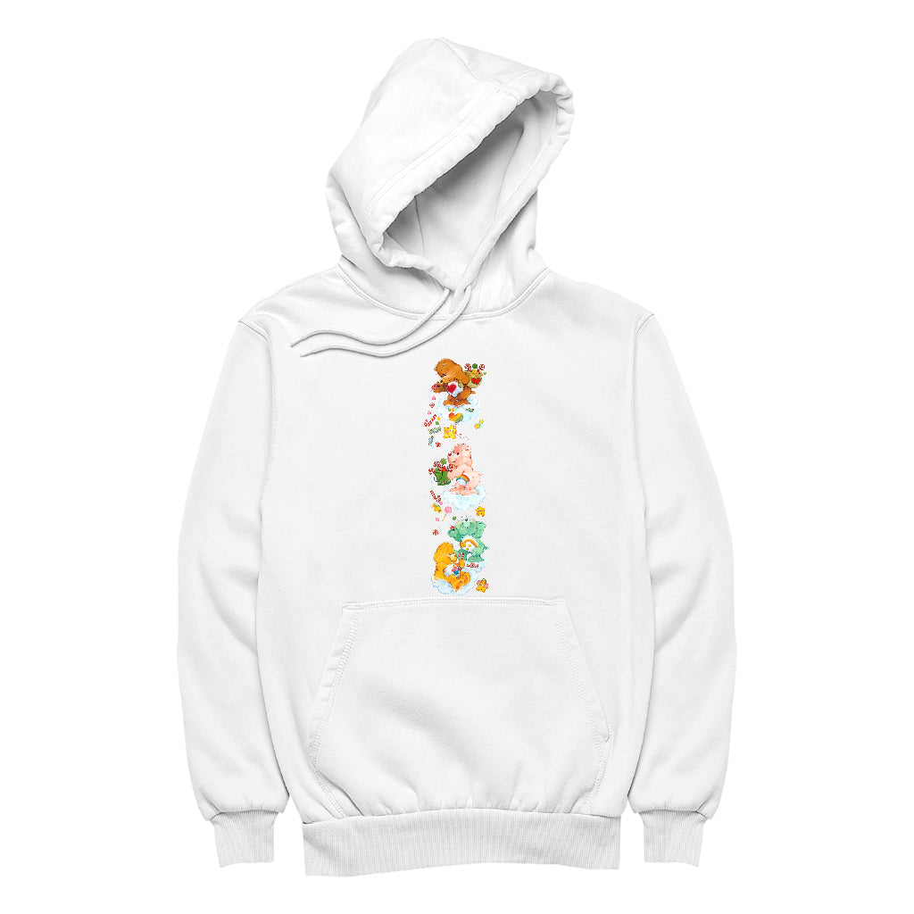 Care Bears Christmas Tenderheart Bear Candy Shower Men's Hooded Sweatshirt-ALL + EVERY