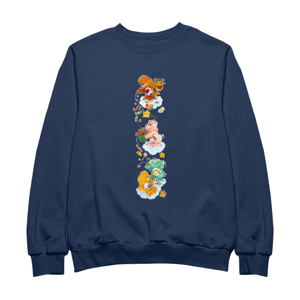 Care Bears Christmas Tenderheart Bear Candy Shower Women's Sweatshirt-ALL + EVERY