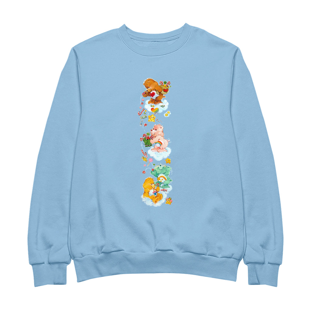 Care Bears Christmas Tenderheart Bear Candy Shower Women's Sweatshirt-ALL + EVERY