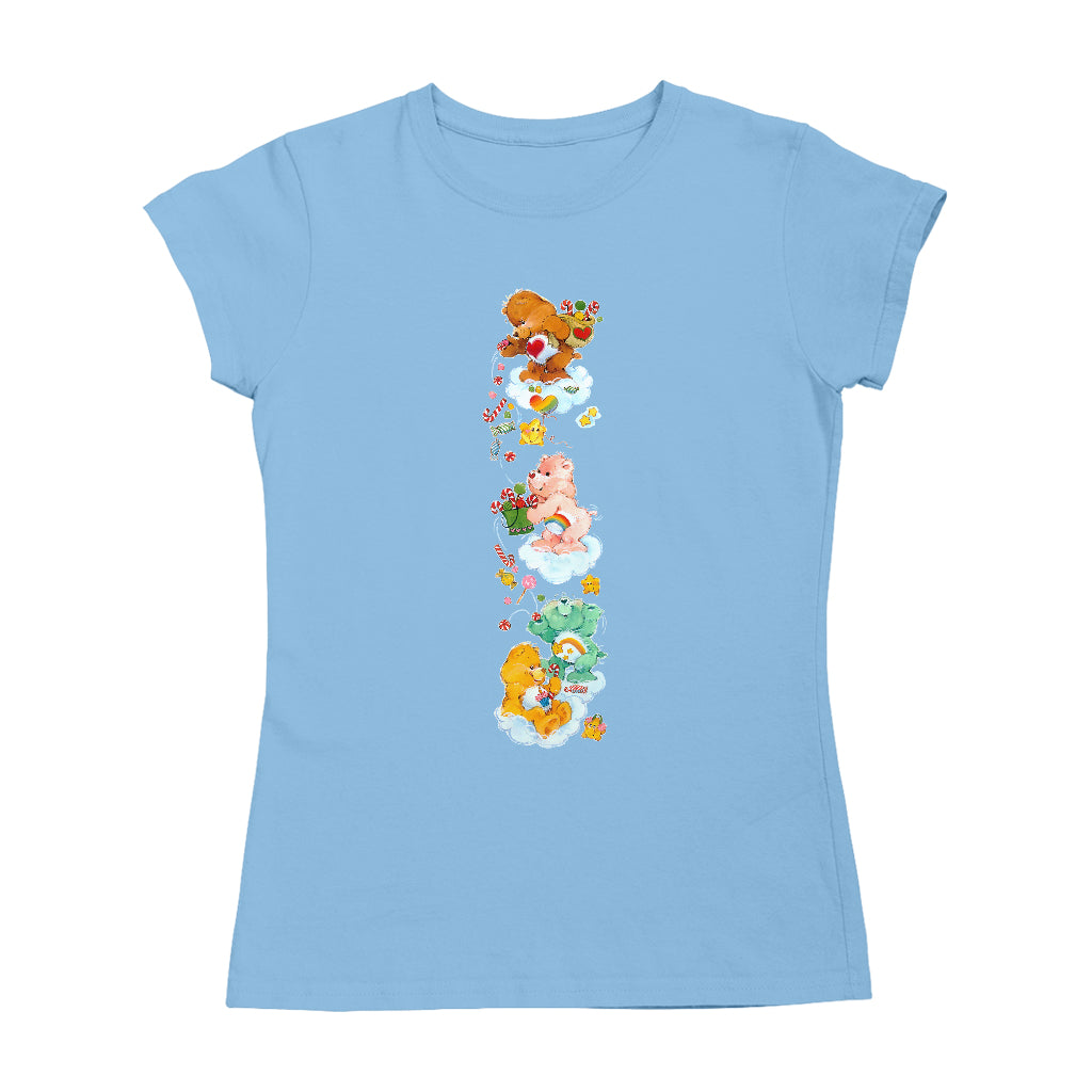 Care Bears Christmas Tenderheart Bear Candy Shower Women's T-Shirt-ALL + EVERY