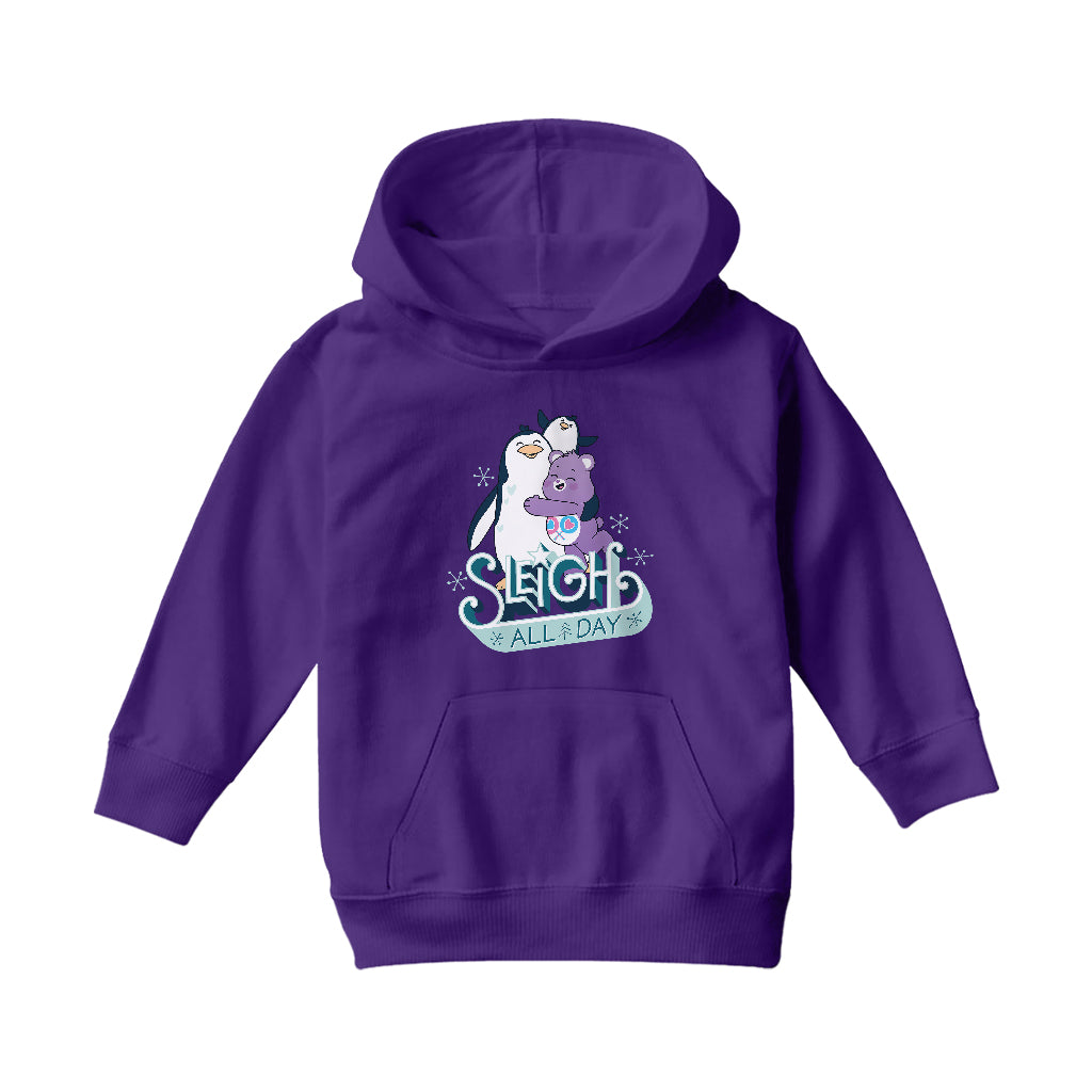 Care Bears Unlock The Magic Christmas Sleigh All Day Kids Hooded Sweatshirt-ALL + EVERY