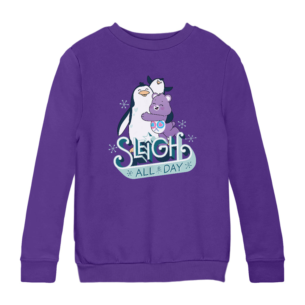 Care Bears Unlock The Magic Christmas Sleigh All Day Kids Sweatshirt-ALL + EVERY