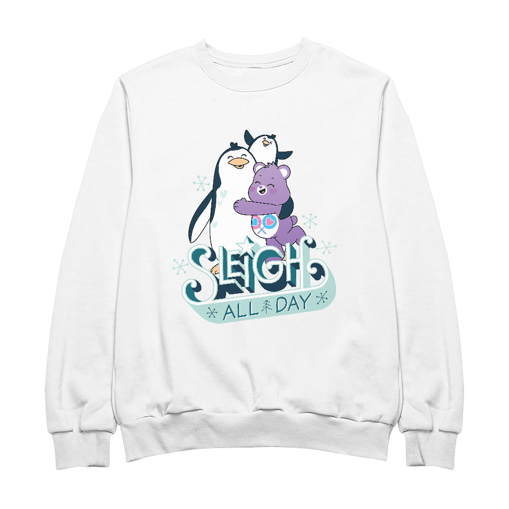 Care Bears Unlock The Magic Christmas Sleigh All Day Women's Sweatshirt-ALL + EVERY