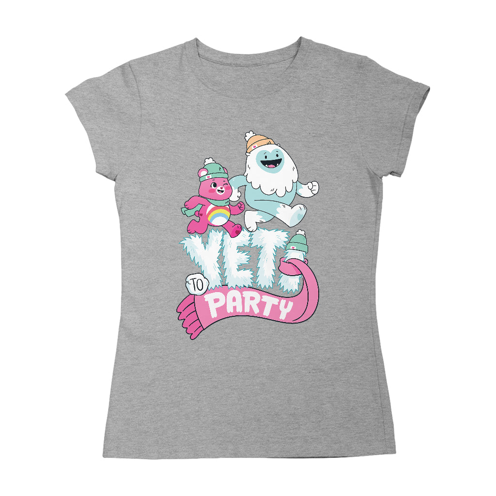 Care Bears Unlock The Magic Christmas Yeti Party Women's T-Shirt-ALL + EVERY