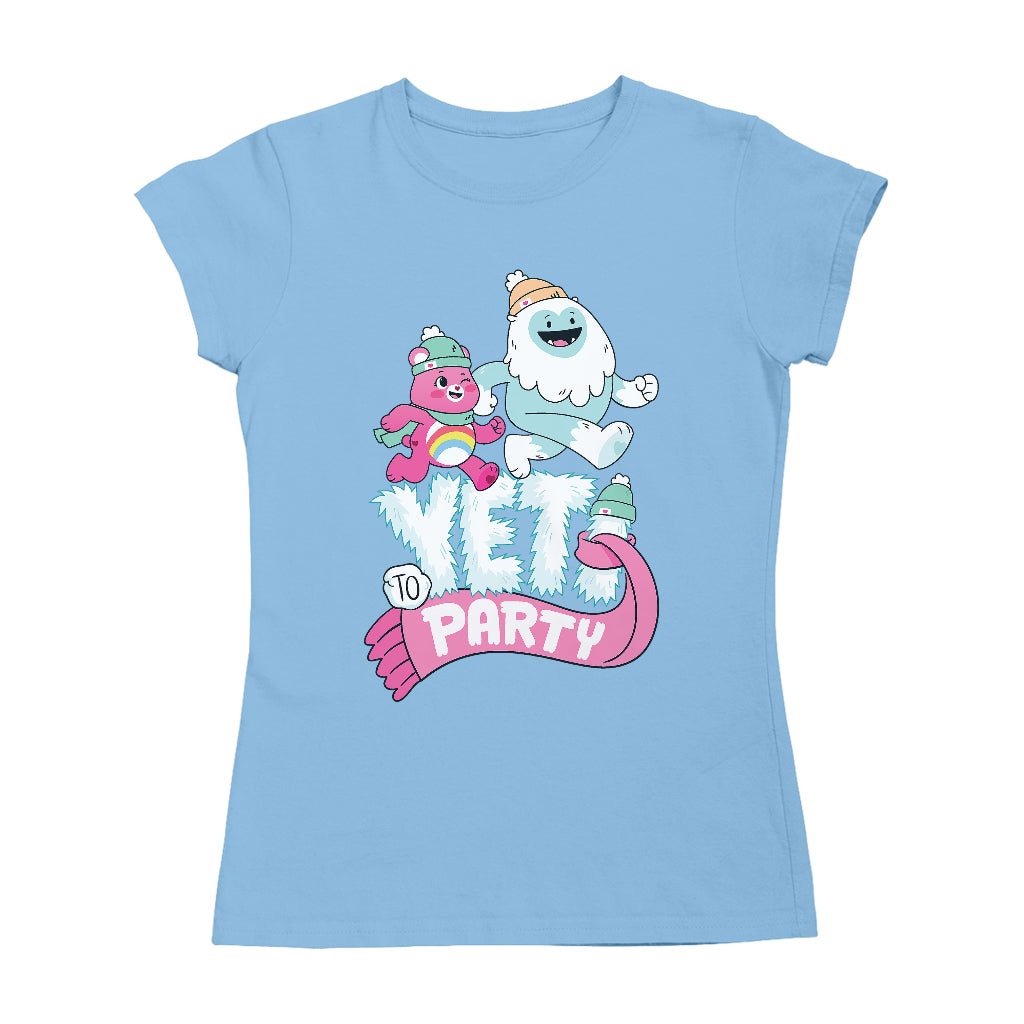 Care Bears Unlock The Magic Christmas Yeti Party Women's T-Shirt-ALL + EVERY