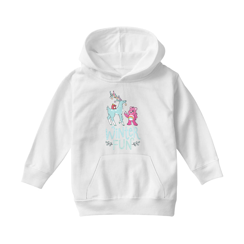 Care Bears Unlock The Magic Christmas Winter Fun Kids Hooded Sweatshirt-ALL + EVERY