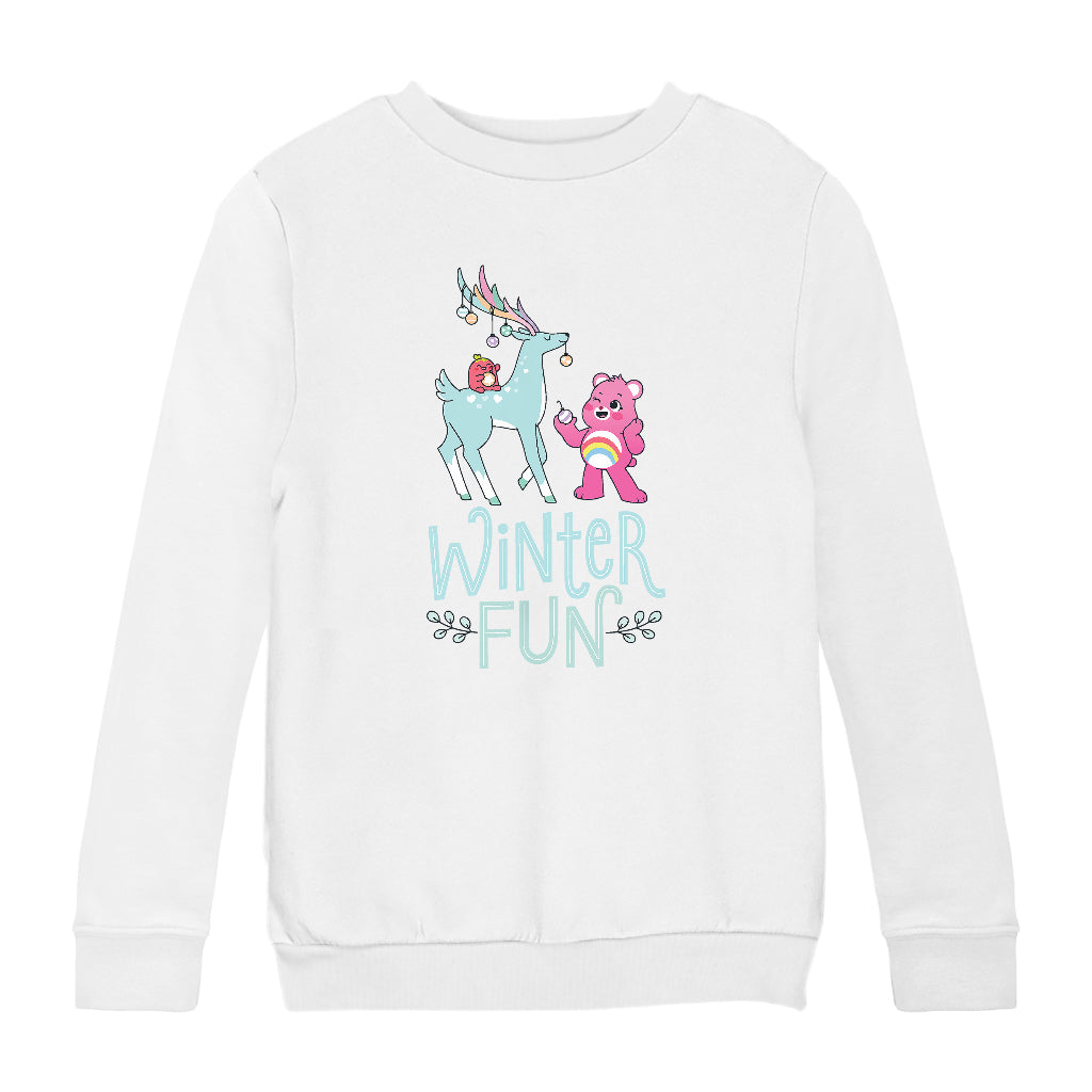 Care Bears Unlock The Magic Christmas Winter Fun Kids Sweatshirt-ALL + EVERY