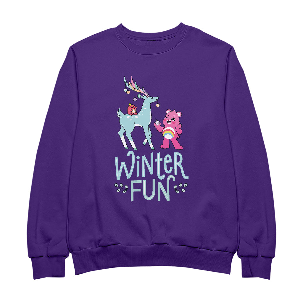 Care Bears Unlock The Magic Christmas Winter Fun Women's Sweatshirt-ALL + EVERY