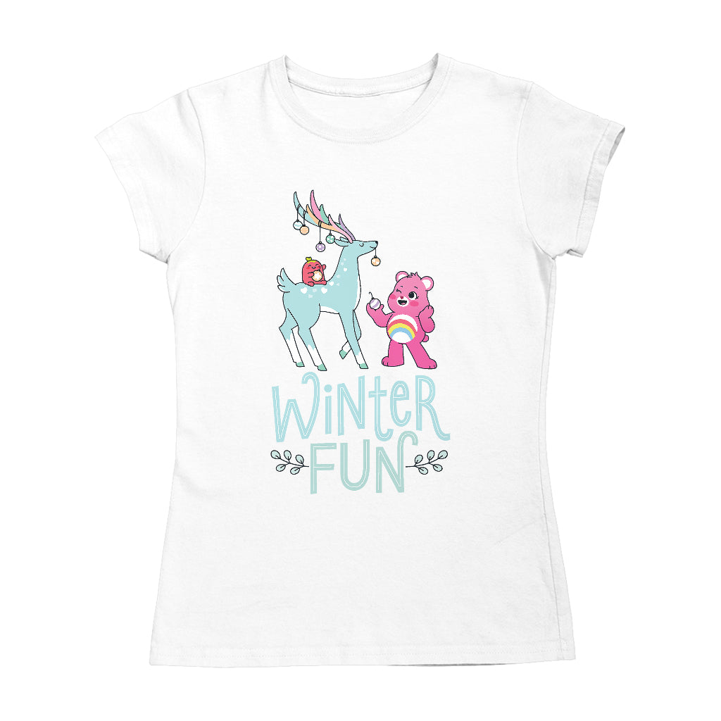 Care Bears Unlock The Magic Christmas Winter Fun Women's T-Shirt-ALL + EVERY