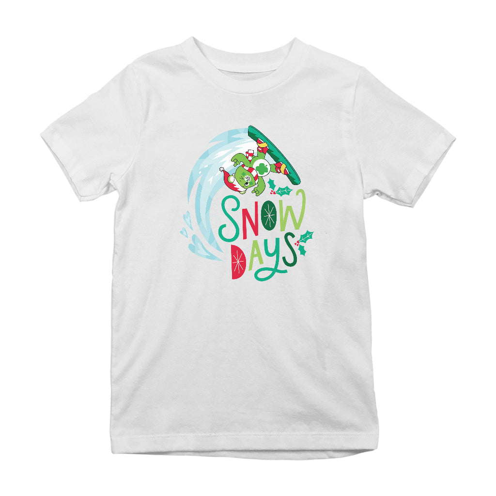 Care Bears Unlock The Magic Christmas Snow Days Kids T-Shirt-ALL + EVERY