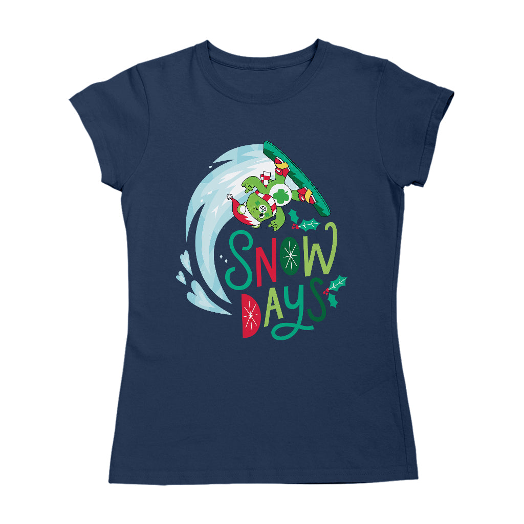 Care Bears Unlock The Magic Christmas Snow Days Women's T-Shirt-ALL + EVERY