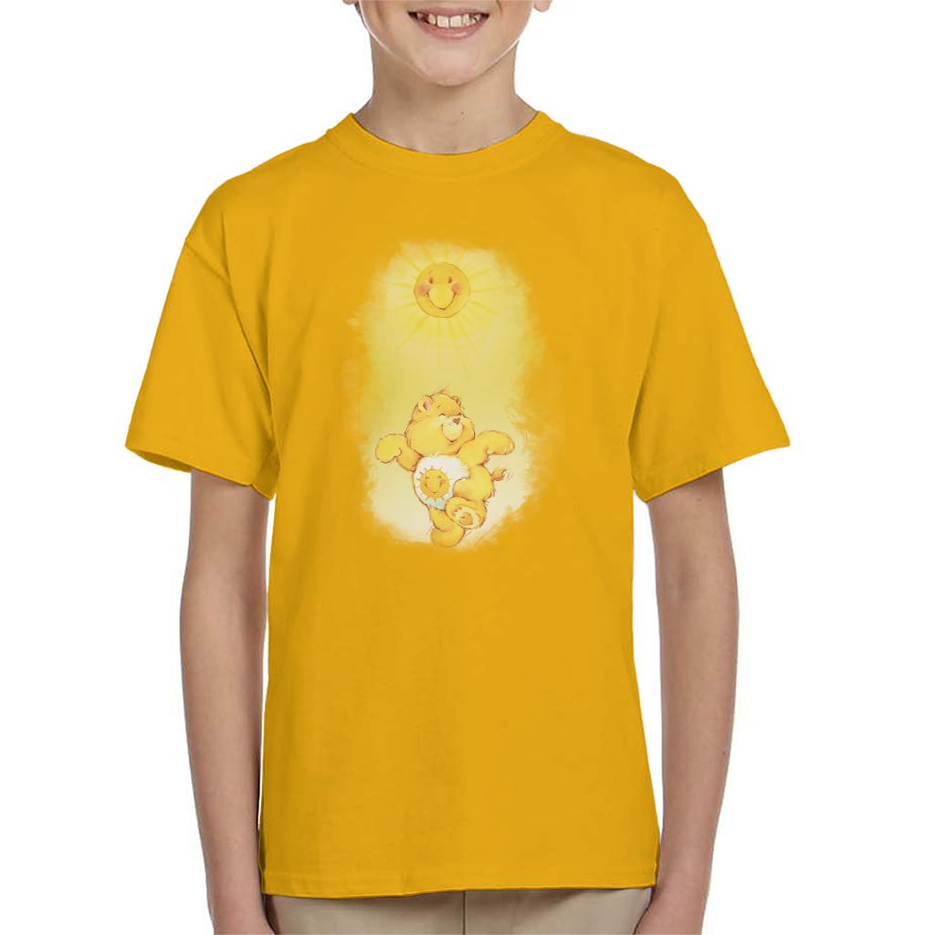 Care Bears Funshine Bear Dancing In The Sun Kid's T-Shirt-ALL + EVERY