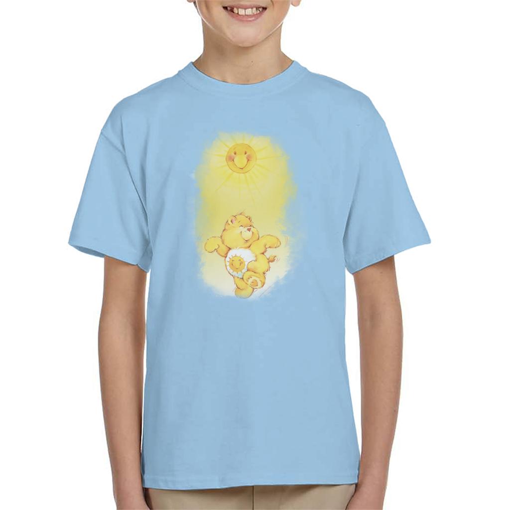 Care Bears Funshine Bear Dancing In The Sun Kid's T-Shirt-ALL + EVERY