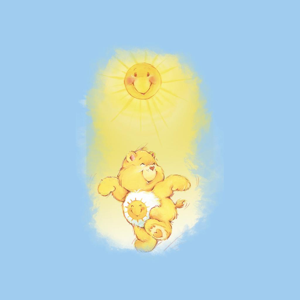 Care Bears Funshine Bear Dancing In The Sun Women's T-Shirt-ALL + EVERY